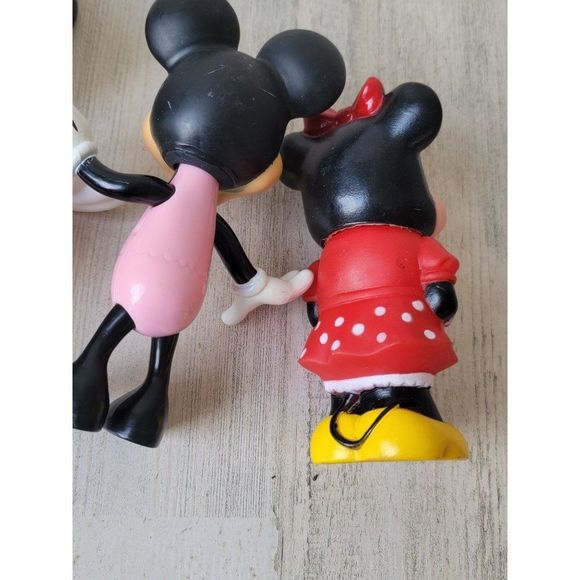 Disney Mickey Minnie Mouse swimming playset toy figure couple swimsuit - Picture 14 of 16
